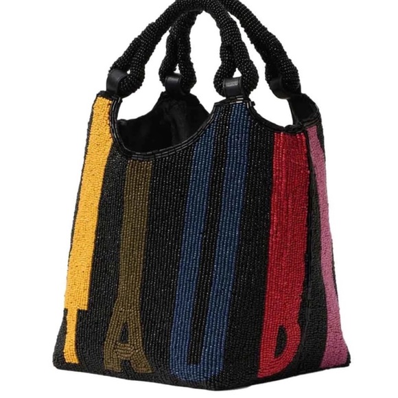 STAUD Handbags - STAUD Cote Beaded Tote Bag NWT